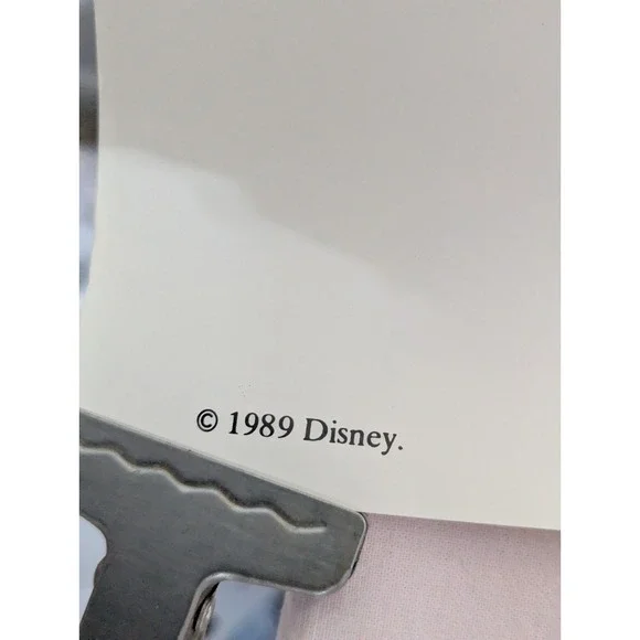 Vintage EURO DISNEYLAND Pre-opening Ouverture 1992 Poster Imaginez PINK CASTLE - Picture 4 of 8